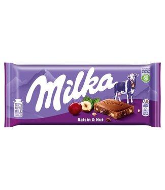 Milka Raisins & Nuts Chocolate 100g