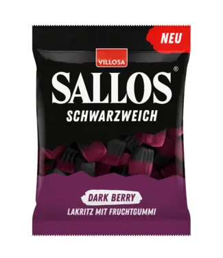 Villosa Sallos Soft Dark Berry & Licorice 200g