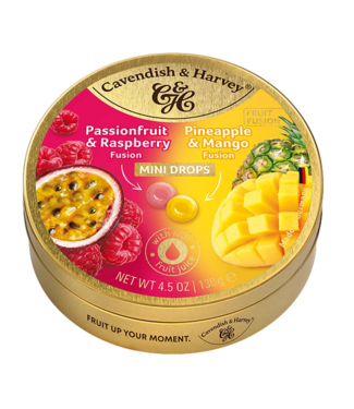 C&H Passionfruit Raspberry & Pineapple Mango Filled Drops