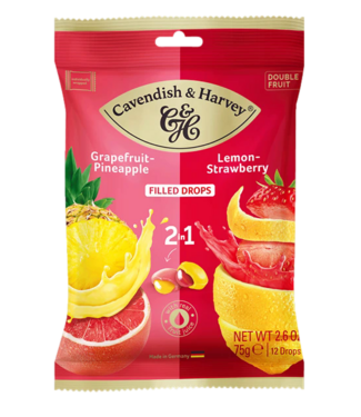 C&H Grapefruit Pineapple & Lemon Strawberry Filled Drops