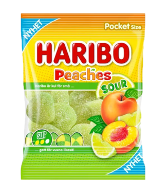 Haribo Sour Peaches 70g