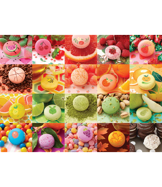Nom Nom Macarons Puzzle 500pc