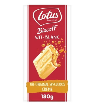 Lotus Biscoff Cream White Chocolate Bar
