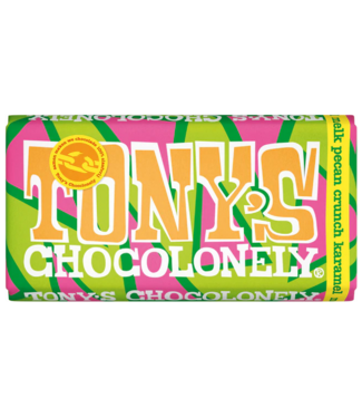 Tony's Chocolonely Milk Pecan  Crunch Caramel 90g