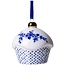 Cupcake - Delft Blue Christmas Ornament
