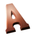 DeHeer Milk Chocolate Letter 65g A