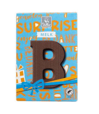 DeHeer Milk Chocolate Letter 65g B