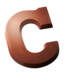 DeHeer Milk Chocolate Letter 65g C