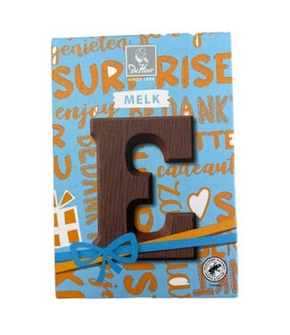 DeHeer Milk Chocolate Letter 65g E