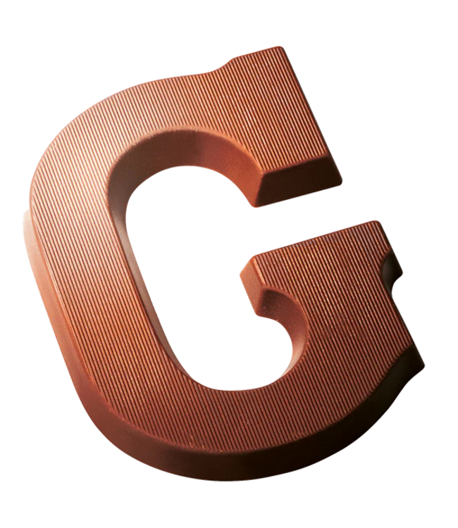 DeHeer Milk Chocolate Letter 65g G