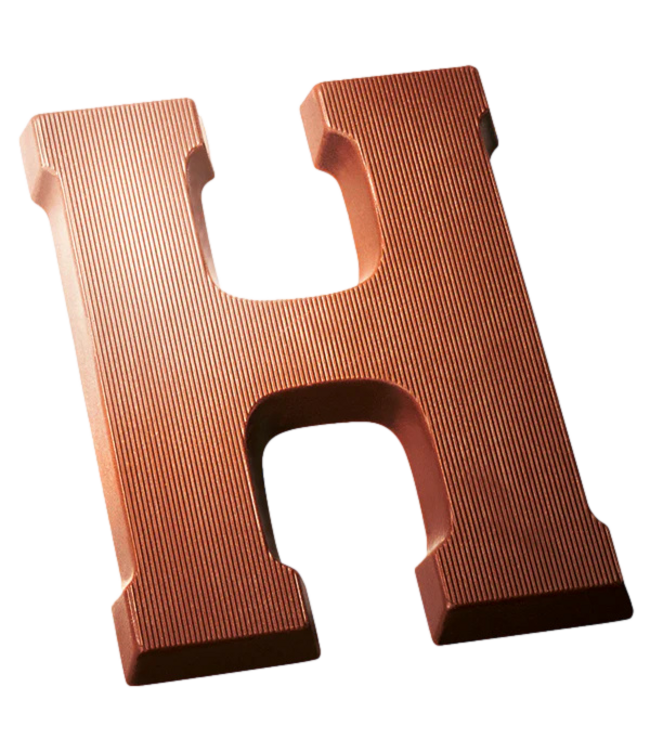 DeHeer Milk Chocolate Letter 65g H