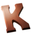 DeHeer Milk Chocolate Letter 65g K