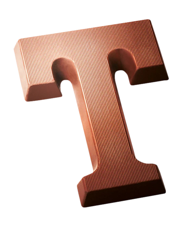 DeHeer Milk Chocolate Letter 65g T