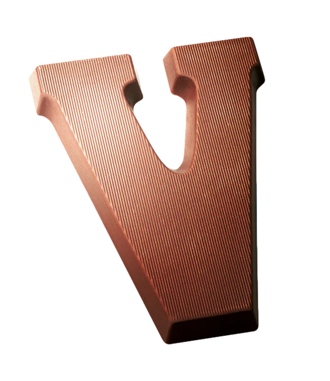 DeHeer Milk Chocolate Letter 65g V