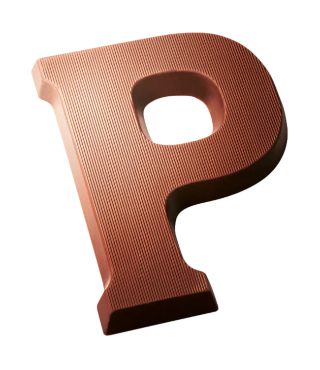 DeHeer Dark Chocolate Letter 65g P