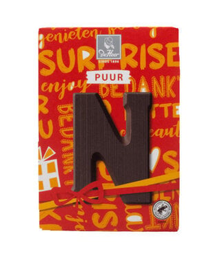 DeHeer Dark Chocolate Letter 65g N