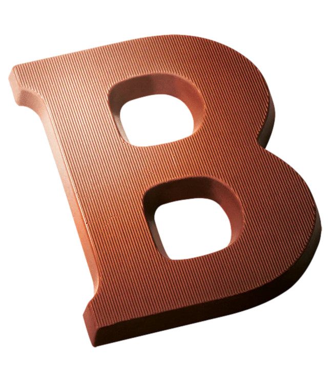 DeHeer Dark Chocolate Letter 65g B