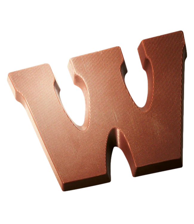 DeHeer Dark Chocolate Letter 65g W