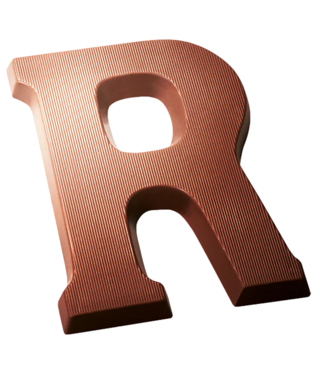 DeHeer Dark Chocolate Letter 65g R