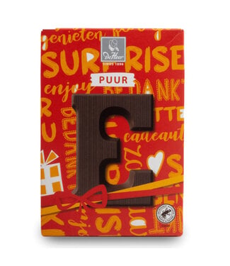 DeHeer Dark Chocolate Letter 65g E