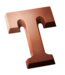 DeHeer Dark Chocolate Letter 65g T
