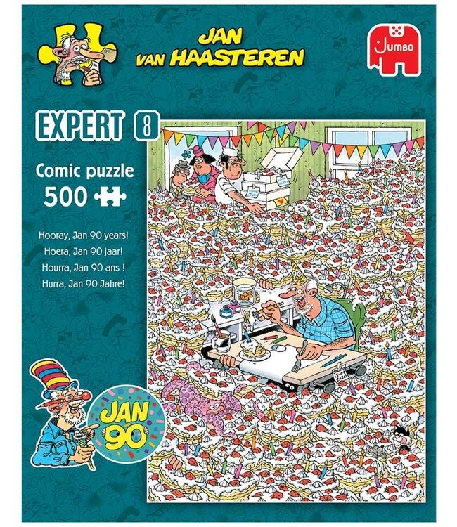 Hooray Jan 90 Years! Puzzle 500pc