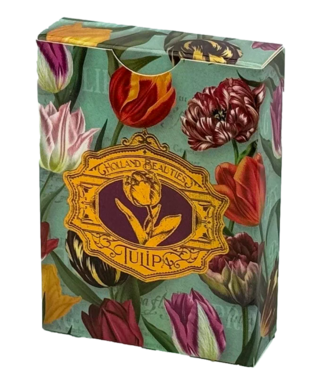 Holland Tulip Playing Cards - Green
