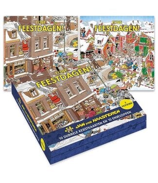 Fijne Feestdagen Cards - Set of 10