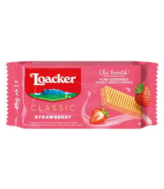 Loacker Italian Strawberry Wafers 45g