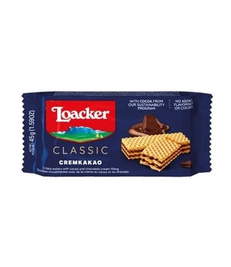 Loacker Italian Chocolate  Wafers 45g