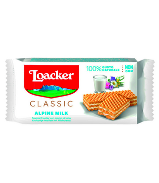 Loacker Italian Alpine Milk Wafers 45g
