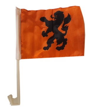 Orange Lion Car Flag