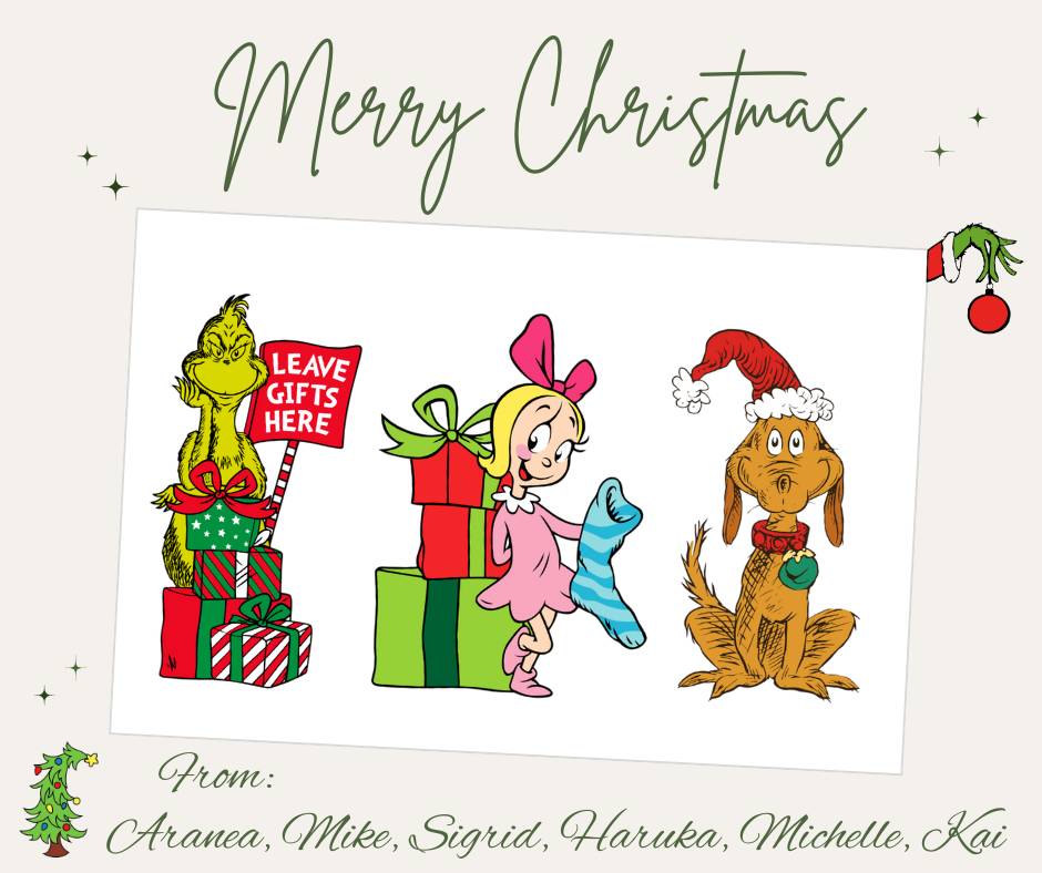 Merry Christmas & Happy New Year!