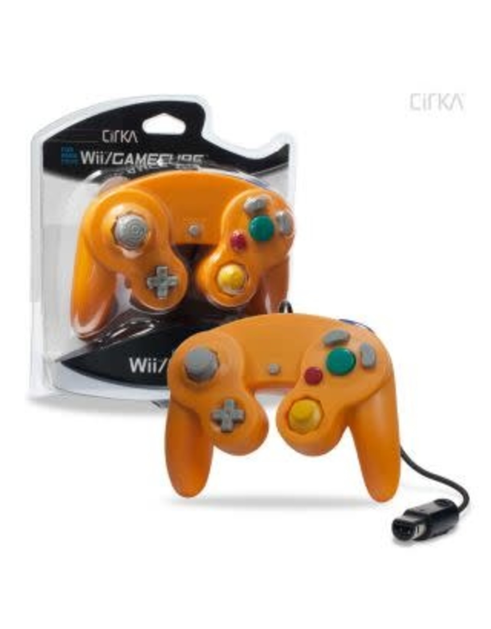 Wired Controller For Gamecube®/ WII® (Orange) The Game Hub