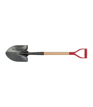 Garant Garant PRO Series Round Point Shovel, Hollow Back, Turn Step, Ash Handle, D-Grip