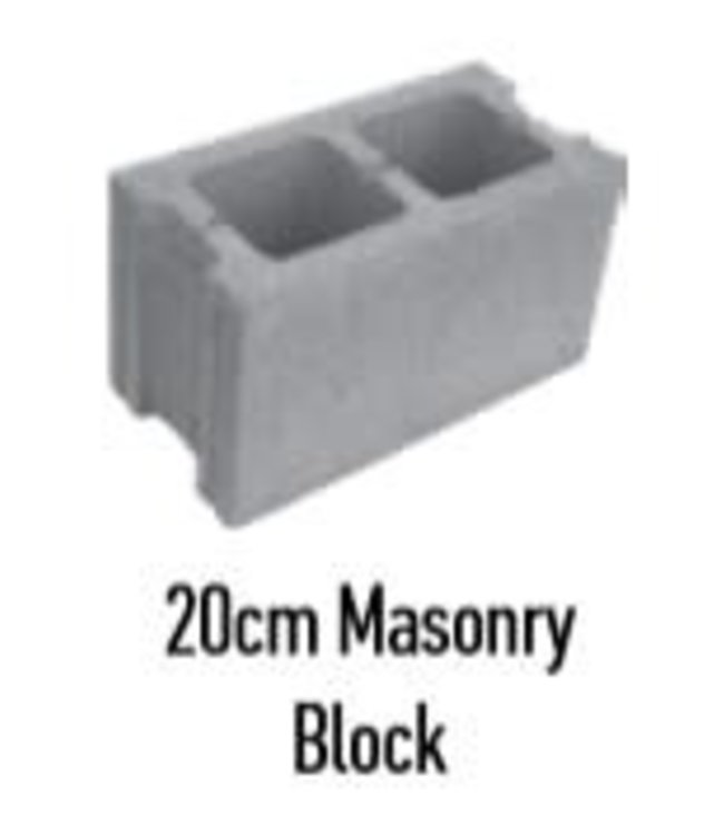 Belgard NW Standard Masonry Block Grey 20cm