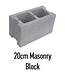 Belgard 20cm Masonry Block - Grey