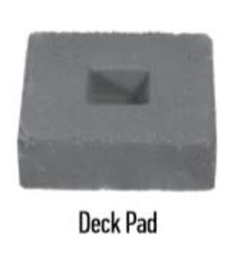 Belgard Belgard Deck Pad w/Hole In Centre (12 x 12 x 4 - WxHxL)