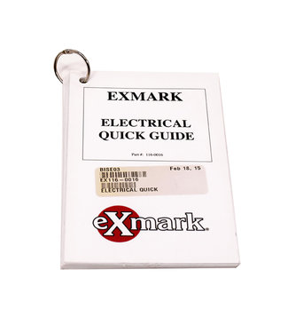 Exmark Exmark ELECTRICAL QUICKGUIDE TOOL