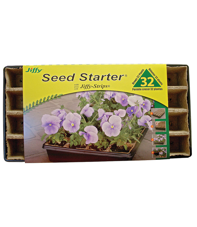 Jiffy Seed Starter 32 with Strips - Single