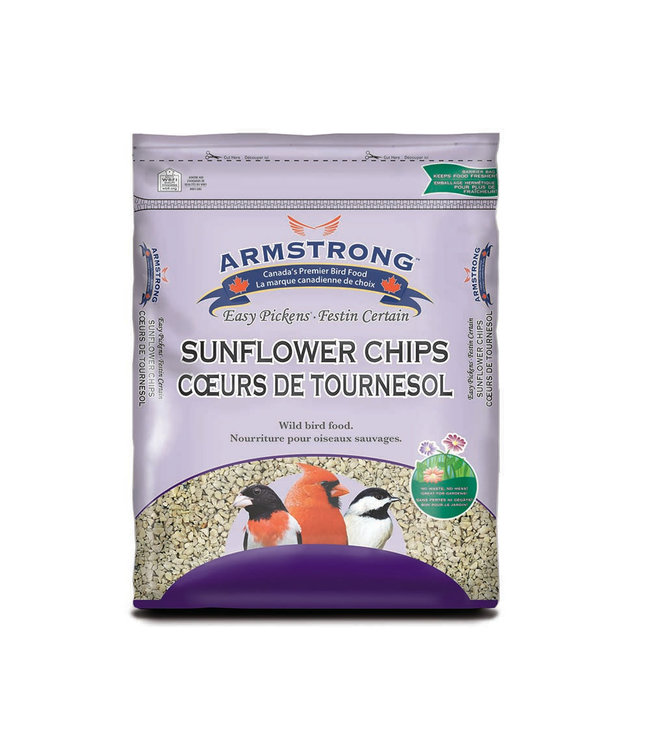 Armstrong Armstrong  Easy Pickens - Sunflower Chips (New Black Oil Chips)   1 x 9.07 kg