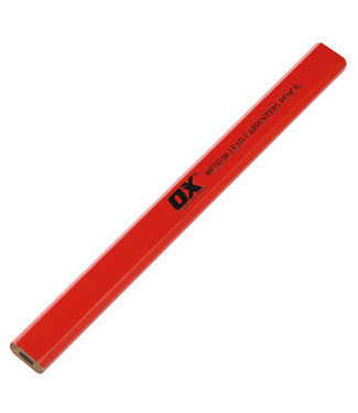OX Tools OX Trade Carpenters Pencils - Medium / Red