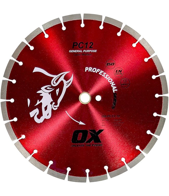 OX Professional 14" Diamond Blade - Concrete - 3 Blade Value Pack