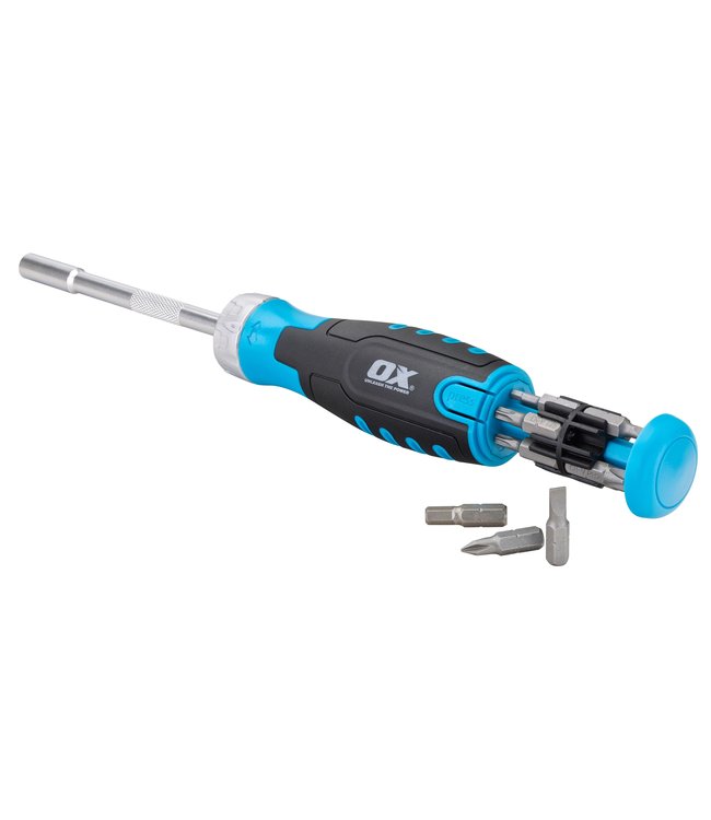 OX Pro Heavy Duty Multibit Ratchet Screwdriver