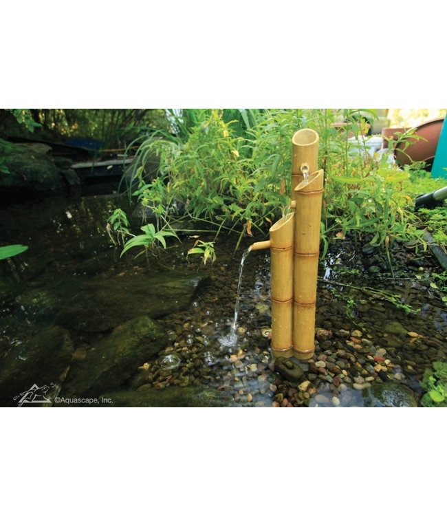 Aquascape POURING THREE-TIER BAMBOO FOUNTAIN
