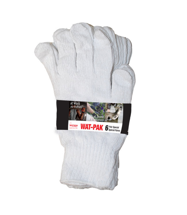 Watson WATPAK 6PK WHITE KNIGHT Gloves