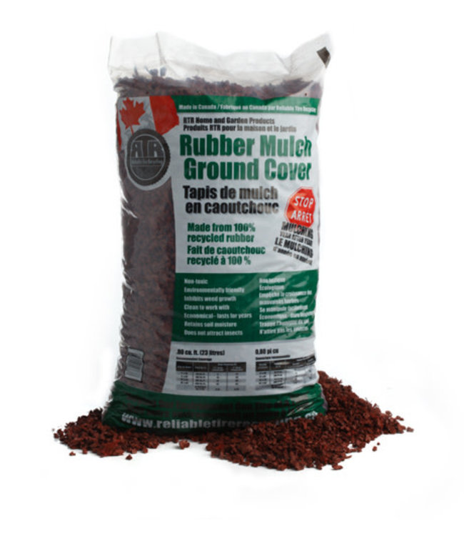 Red Rubber Mulch - 20lb Bag