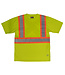 Tough Duck S/S Safety T-Shirt w/Pocket - Fluorescent Green