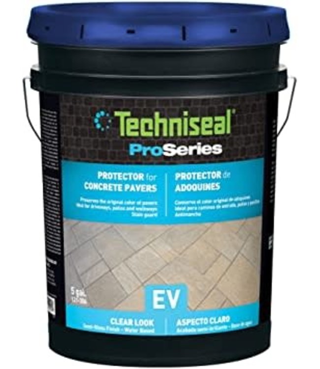 Techniseal Clear Look Paver Protector  (EV) , Semi-Gloss Finish, Water -Based