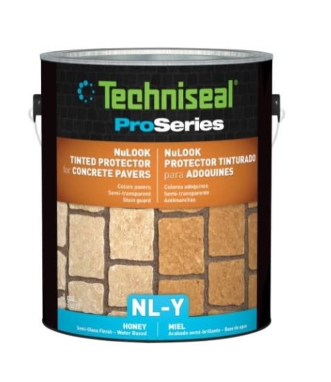 Techniseal NuLook Tinted Paver Protector Honey, (NL-Y) Semi-Gloss Finish, Water -Based